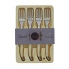 French Home Laguoile 4pk Stainless Steel Cake Forks White - 4 of 4
