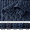 Navy Blue Queen Bedding Set, Lightweight Quilted Coverlet, 3 Pieces, 90x90 Inches - 3 of 4