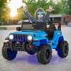 Costway Kids Ride on Truck 12V Battery Powered Ride on Car 2-Seat  with 2.4G Parental Remote Control - 2 of 4