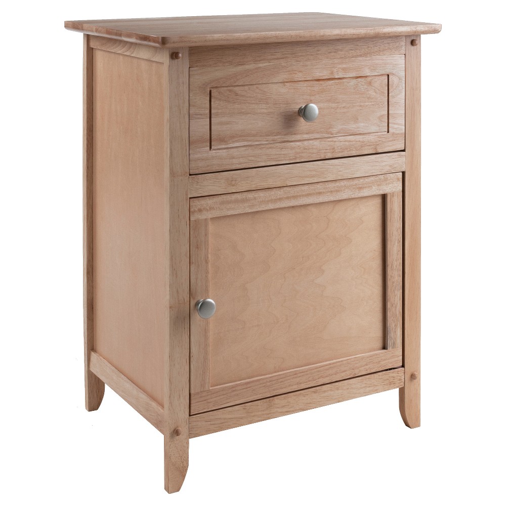 Photos - Storage Сabinet Eugene Nightstand Natural - Winsome