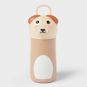 Kids' 10 fl oz Dog Animal Water Bottle - Pillowfort™ - 1 of 3