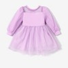 Disney Princess Baby Toddler Girl Flutter Long Sleeves Tulle Dress Birthday Party Costume - 2 of 4