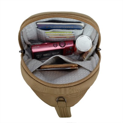 Travelon Anti-Theft Runways Small Sling - Brown — фото 6