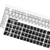 Unique Bargains Thai fonts White letters Black Background Keyboard Stickers 1 Pc - 2 of 4
