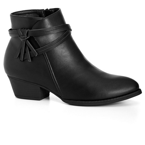 CLOUDWALKERS | Women's Freisa Ankle Boot - Black - 7W