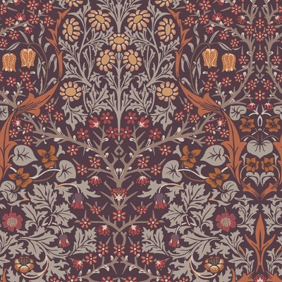William Morris at Home Blackthorn Plum Wallpaper