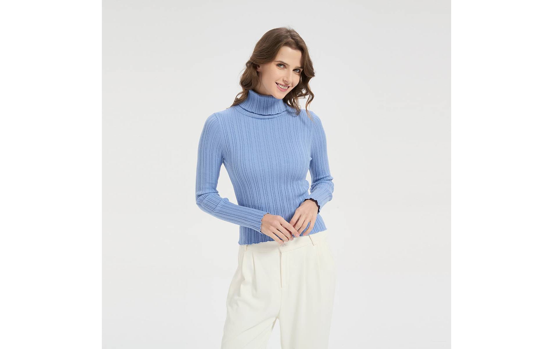Women's Ribbed Turtleneck Sweater - A New Day™