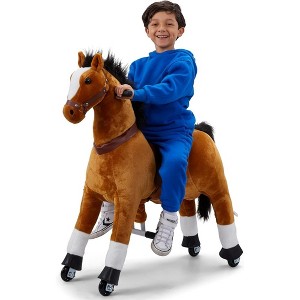 Lil’ Jumbl Ride on Horse, Kids Ride on Toy with Realistic Sounds & Rolling Wheels - 1 of 4