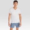 Hanes Men's Super Value V-Neck 10pk Undershirt - White - image 2 of 4