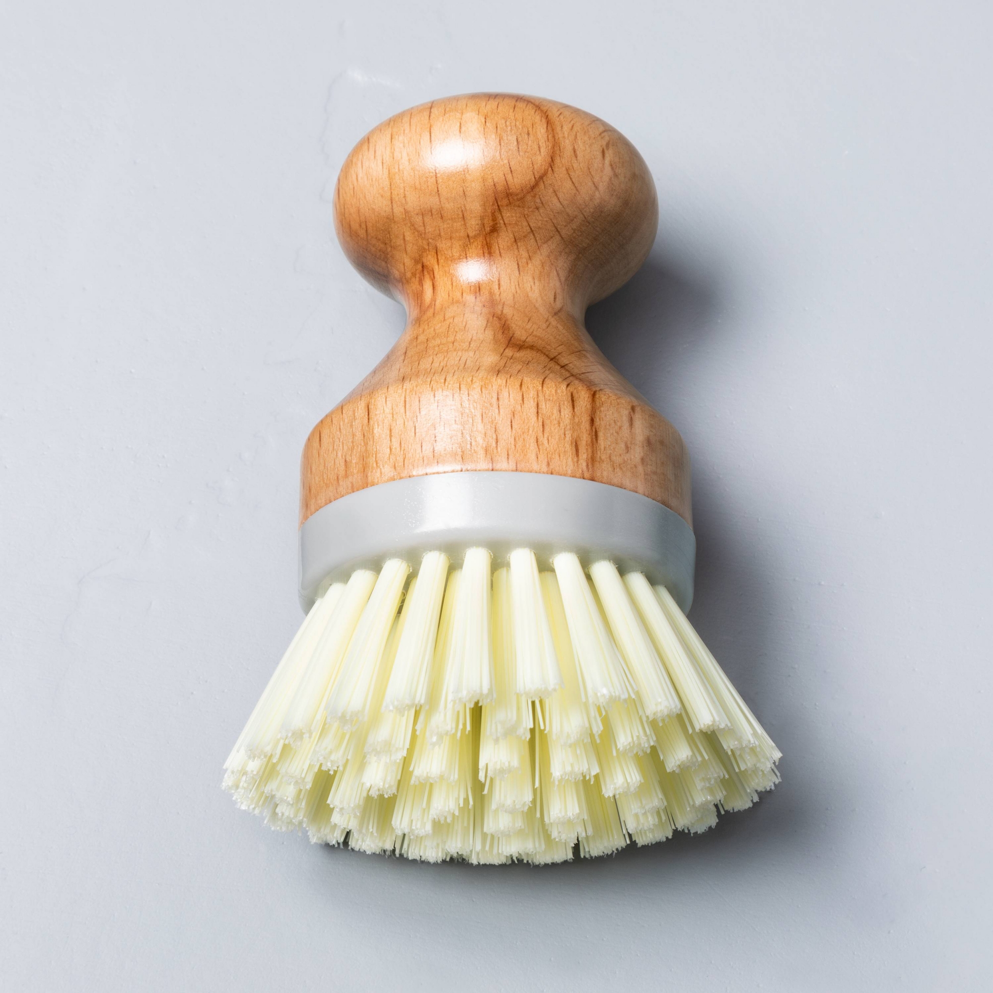 Palm Dish Brush - Hearth & Hand™ with Magnolia: Ergonomic Wooden Kitchen Cleaning Tool