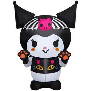 Gemmy Airblown Inflatable Kuromi Sanrio (WM), 4.5 ft Tall, Multi - 1 of 4