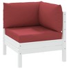 vidaXL Pallet Cushions 3 pcs Wine Red Oxford Fabric - 3 of 4