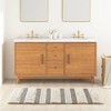 Ink+Ivy 22"x58" Asher Woven Texture Striped Bath Rug - 3 of 4