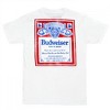 Adult Budweiser Vintage Label Front and Back Pocket T-Shirt - 3 of 4