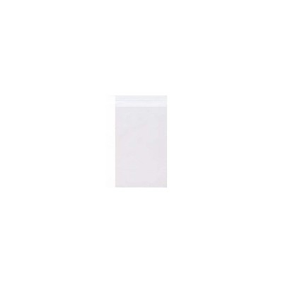 JAM PAPER Clear Cello Sleeves - 4 5/16 X 9 9/16 Inches, #10 Policy Size, Self-Adhesive Closure, 100 Per Pack