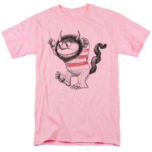 Men's Where The Wild Things Are Line Art T-Shirt - 1 of 4