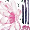 Slickblue Pink Lily Vinyl Wall Decals 23.6x35.9 inch – Stunning Peel & Stick Decor for Home Spaces - 2 of 3