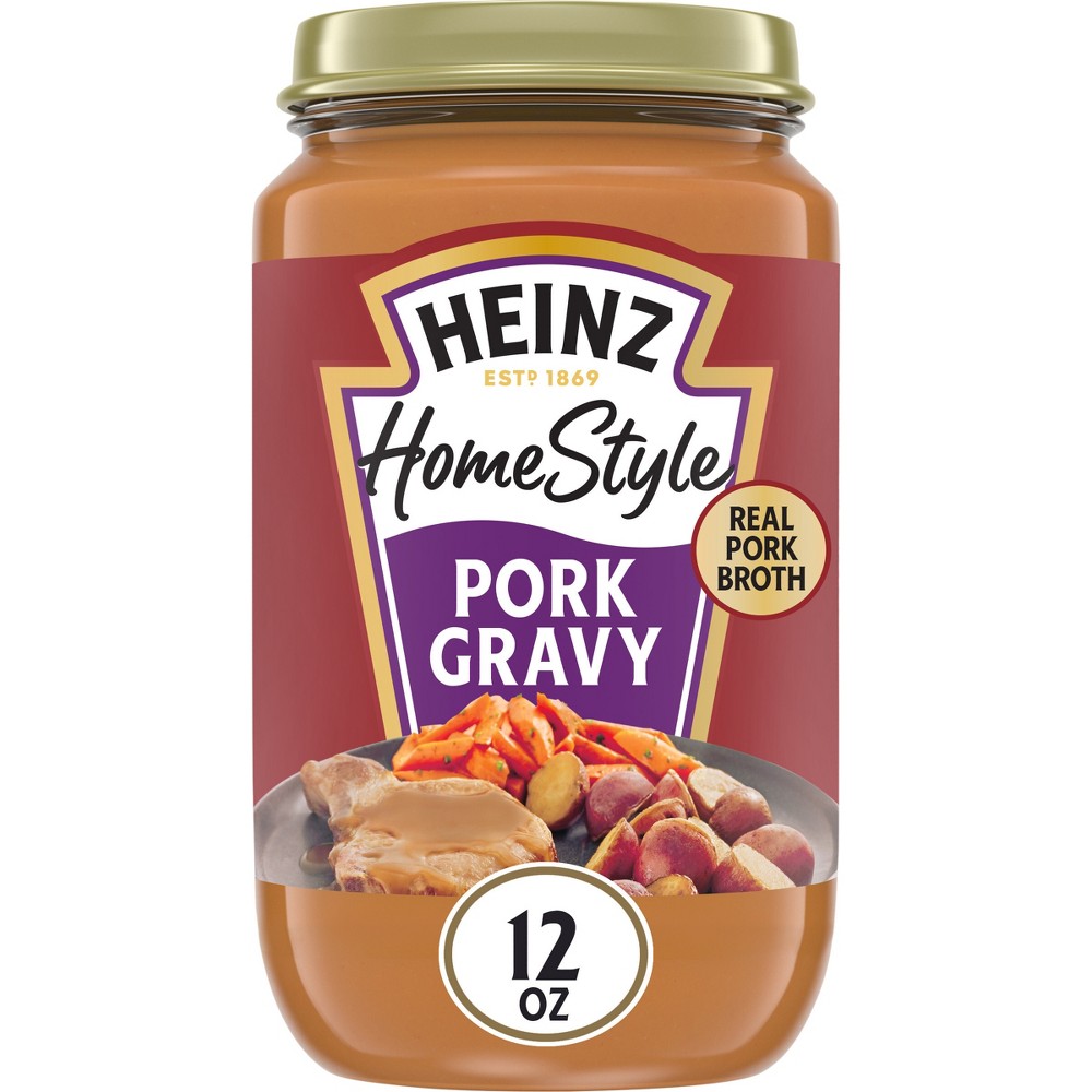 UPC 013000798907 product image for Heinz Home Style Pork Gravy 12oz | upcitemdb.com