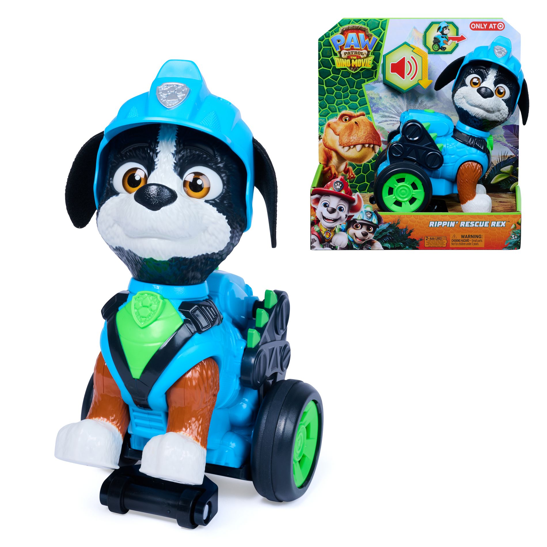 PAW Patrol: The Dino Movie Rippin Rescue Rex (Target Exclusive)