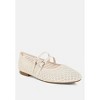 Warena Pin Buckle Strapped Ballerinas Women - 2 of 4