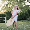 Hope & Henry Girls'  Puff Sleeve Smocked Romper, Kids - 2 of 4