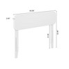 AFI Furnishings Florence Twin Solid Wood Headboard, White - 3 of 4
