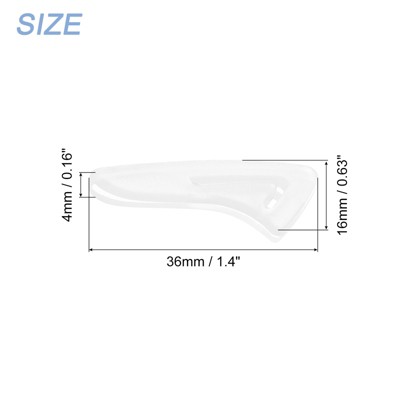 Unique Bargains Plastic Kitchen Blade Sleeves Knife Tip Protector 25 Pcs Clear — фото 2