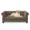 LAOTIES Elevated Dog Sofa Bed,Modern Linen Pet Couch with Cushion and Durable Frame - 4 of 4