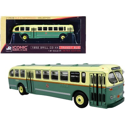1952 CCF-Brill CD-44 Bus CTA Chicago Surface Lines "Vintage Bus & Motorcoach Collection" 1/87 Diecast Model by Iconic Replicas