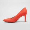 Women's Gemma Pointed Toe Heels - A New Day™ Coral - image 2 of 3