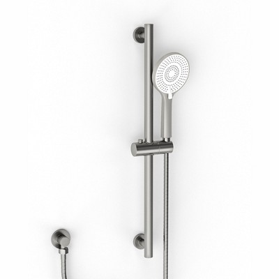 YAWWALK 3-Spray Wall Bar Shower Kits 1.8 GPM with Handheld Shower