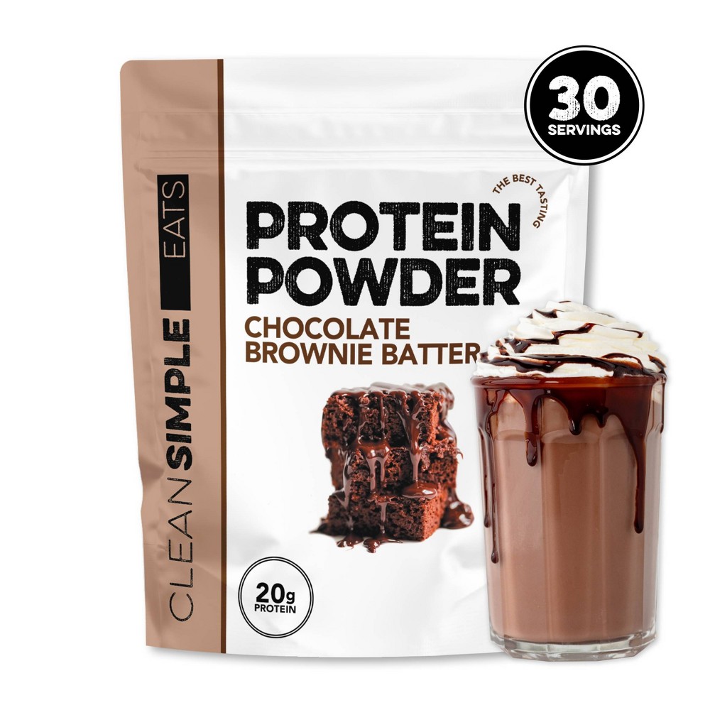 Photos - Vitamins & Minerals Clean Simple Eats Protein Powder - Chocolate Brownie Batter - 36oz/30 Servings