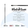 Black Swan Synthetic Red Sable Paint Brushes Flat Sets of 2- Professional Quality Long Handle Paint Brushes in Assorted Shapes and Sizes for Oil, - 2 of 4