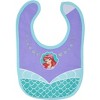 Disney Princess Ariel Cinderella Princess Belle Princess Aurora Snow White 5 Pack Bibs One Size - 3 of 4