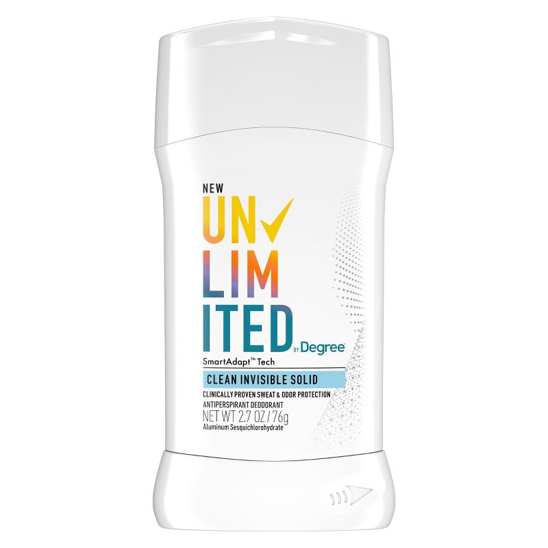 Degree Unlimited Invisible Solid 96-Hour Antiperspirant &#38; Deodorant Stick - Clean - Fruity Scent - 2.7oz, 3 of 9