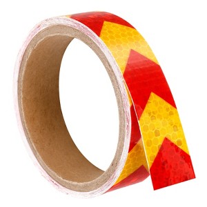 Unique Bargains Arrow Pattern Cars Waterproof Adhesive High Visibility Safety Reflective Tape - 1 of 4