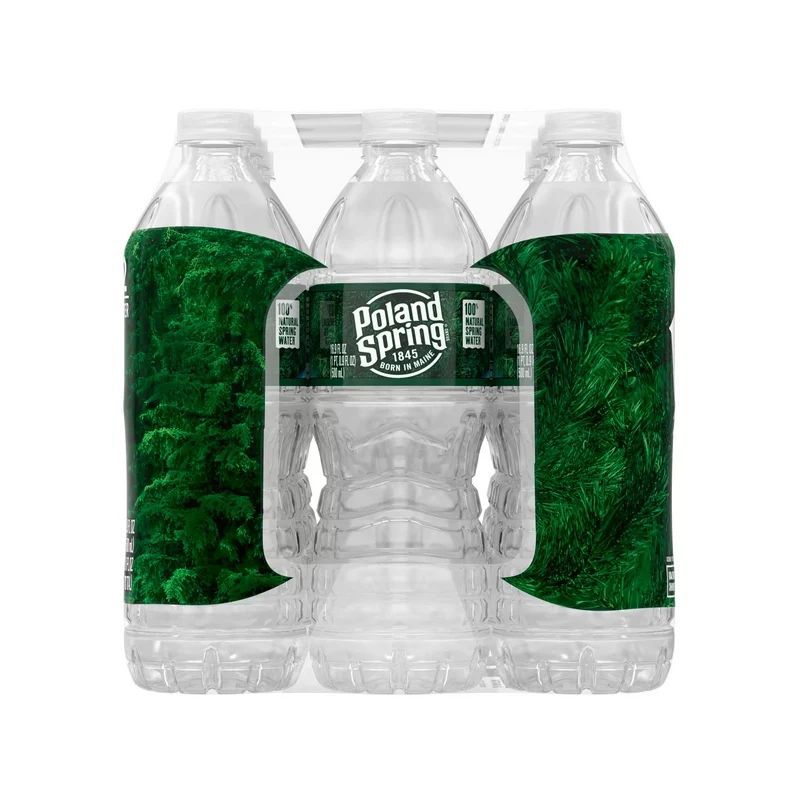 12 Pack Poland Spring Brand 100% Natural Spring Water, 16.9oz, 3 of 7
