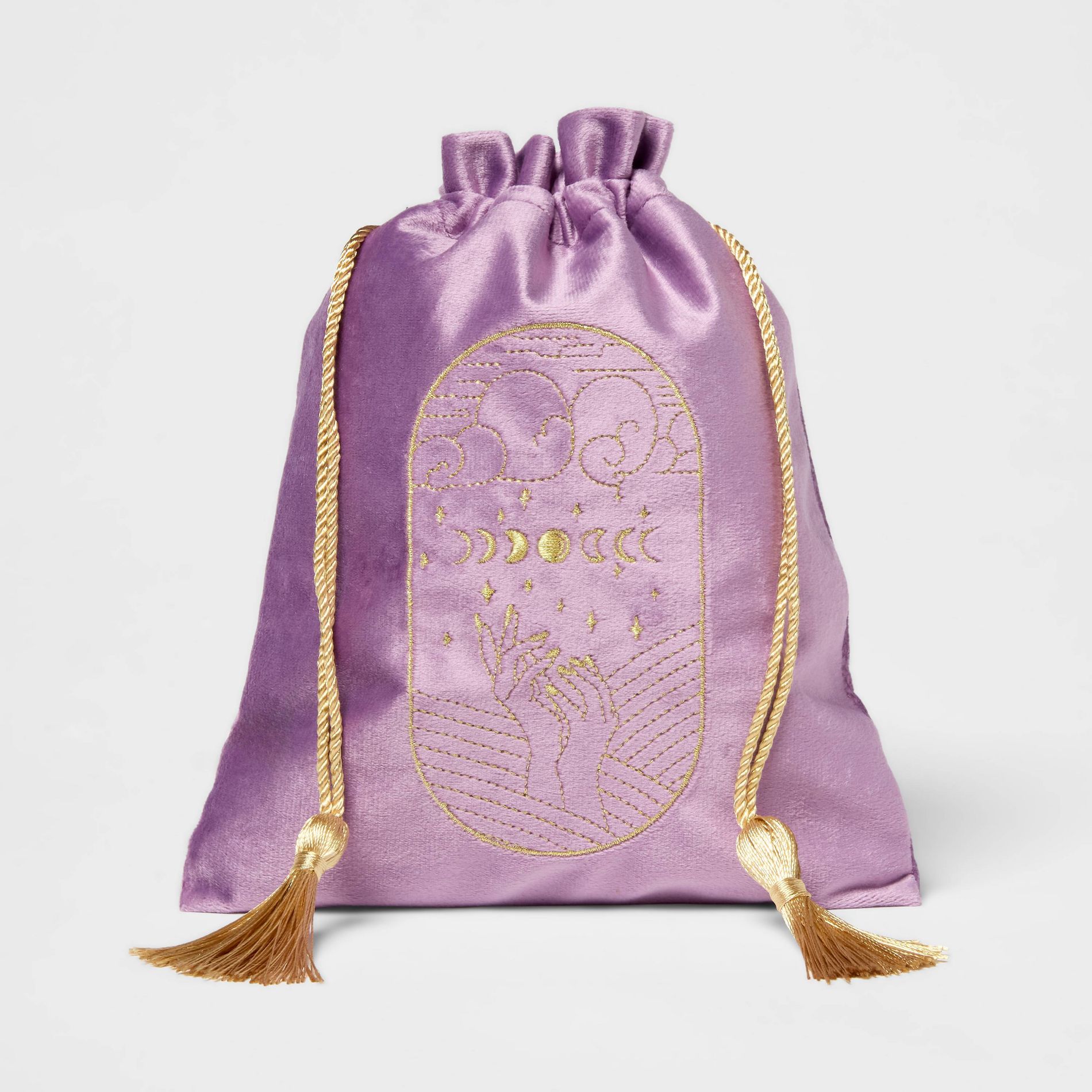 Velvet Drawstring Closure Pouch Messenger Bag - Spritz™