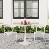 WestinTrends Playa Modern Stackable Resin Plastic Patio Dining Chair (Set of 2) - 2 of 4