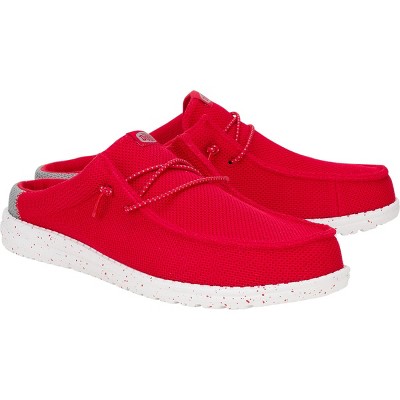 HEYDUDE Men Wally Slip Varsity , Red/Grey, 11 — фото 2