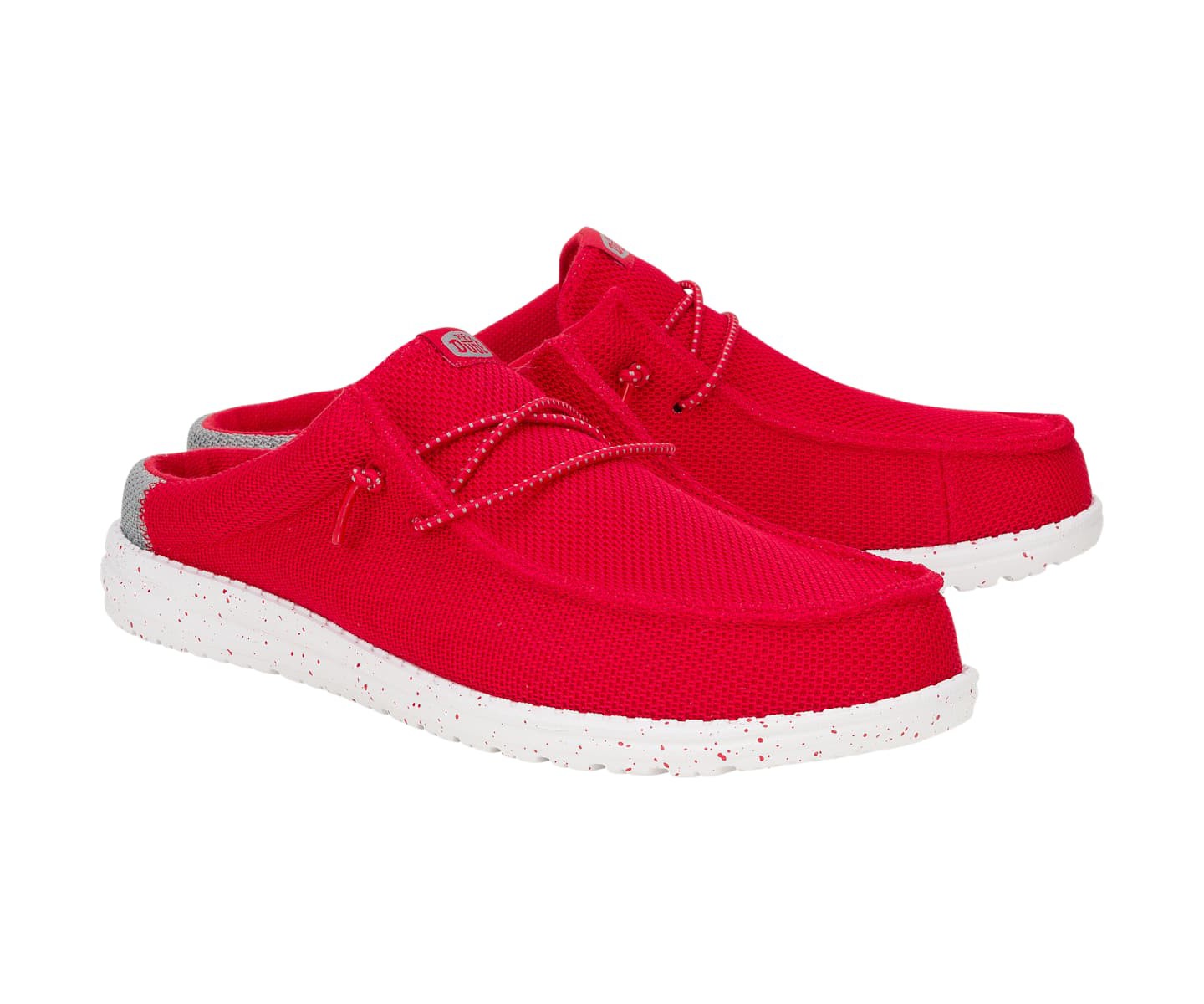 HEYDUDE Men Wally Slip Varsity, Red/Grey, 11, цвет: Красный — фото 2
