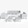 LayinSun 11-Piece Large Outdoor Modular L-Shaped Sectional Set with Coffee Table - 2 of 4