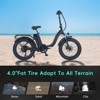 20" 500W Folding Mountain Electric Bike with 48V/13Ah Removable Battery - 2 of 4