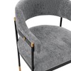 Lia Modern Boucle Upholstered Dining Armchair - Manhattan Comfort - 3 of 4