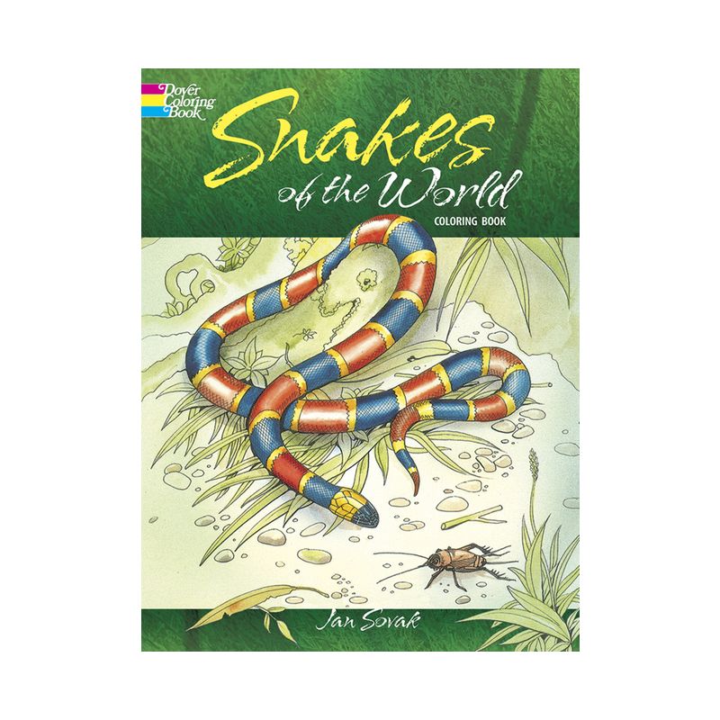 Snakes of the World Coloring Book - (Dover Animal Coloring Books) by  Jan Sovak (Paperback), 1 of 2