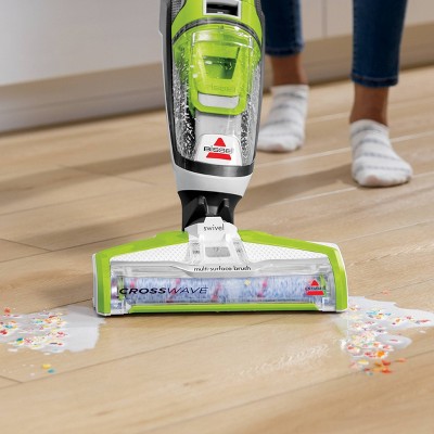 Bissell CrossWave Multi-Surface White and Green Wet Dry Vacuum