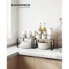 Cabinet Organizer Shelf, Kitchen Counter Shelves, Kitchen Storage, Spice Rack, Stackable, Expandable, Metal and Engineered Wood - 2 of 4