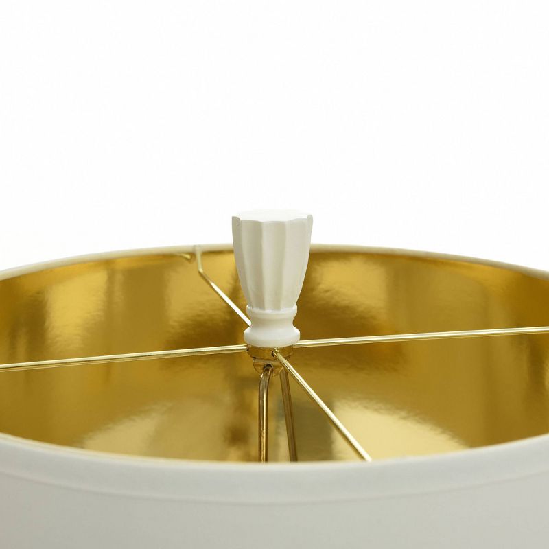 Dann Foley Lifestyle Urn-Form Table Lamp White Brass Finish - StyleCraft, 6 of 8