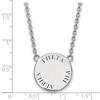 Black Bow Jewelry Sterling Silver Theta Phi Alpha Greek Life Necklace 18 Inch - 2 of 4