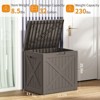 Kumasinova 31.2 Gal Outdoor Storage Deck Box,PP Resin Garden Seat Box with Storage,Versatile Utility Storage Box,Waterproof & UV Protected - 3 of 4